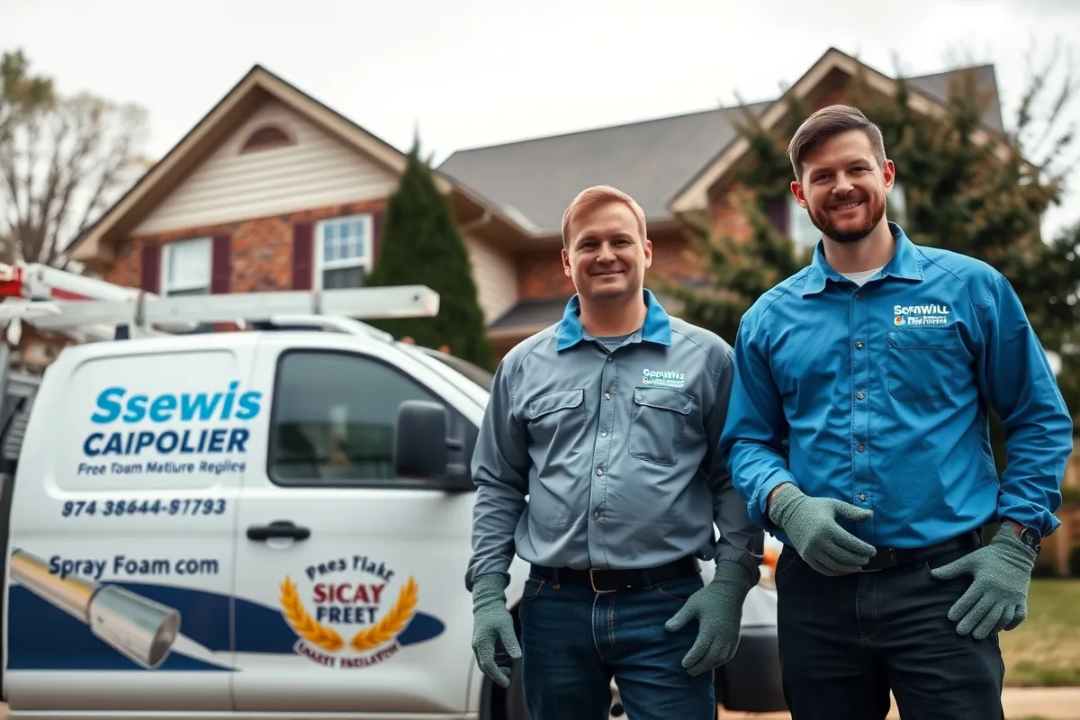 Akron spray foam insulation crew